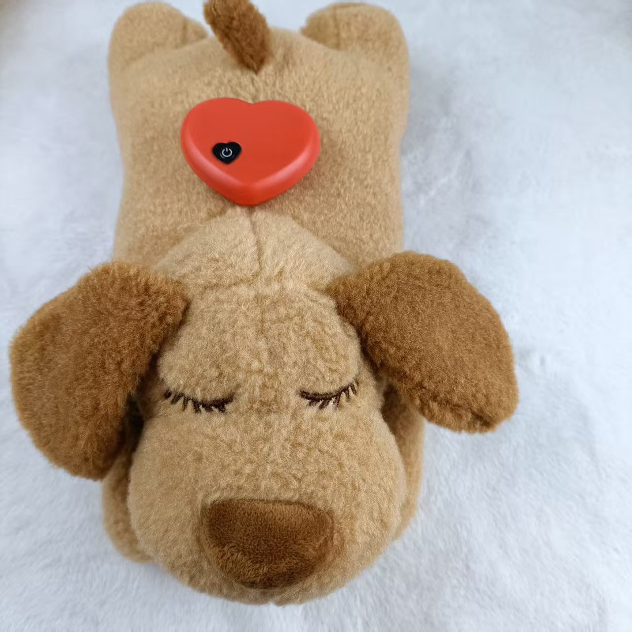 🎁 Calming Heartbeat Plush Toy for Dogs | Anxiety Relief Sleep Companion (100% off)